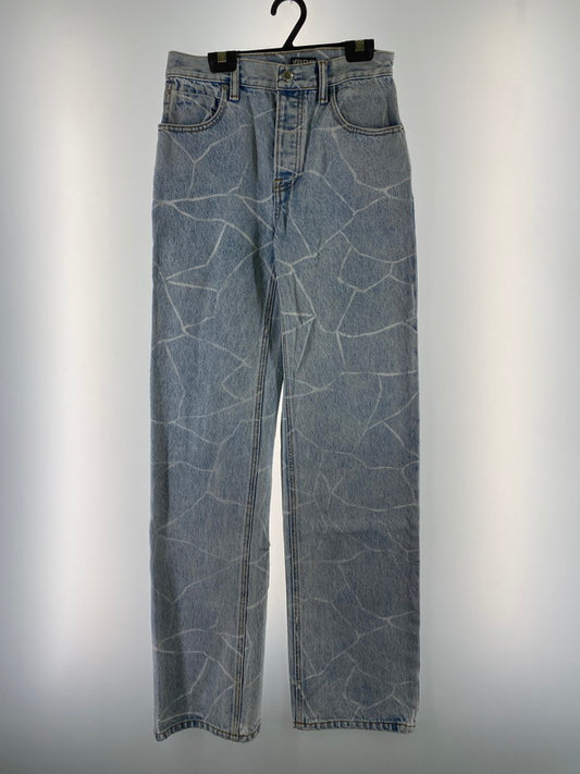 【中古品】【レディース】  ALEXANDERWANG STACKED SKATER JEANS アレキサンダー ワン スタック スケーター ジーンズ  ボトムス デニムパンツ 168-240711-jt-17-min サイズ：25 カラー：ライトインディゴ 万代Net店