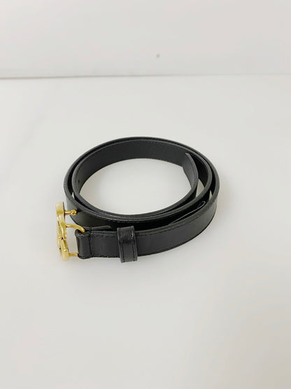 【中古品】【レディース】 GUCCI グッチ GGマーモント シャイニーバックルベルト 409417 ベルト 183-240712-jt-14-min カラー：ブラック 万代Net店