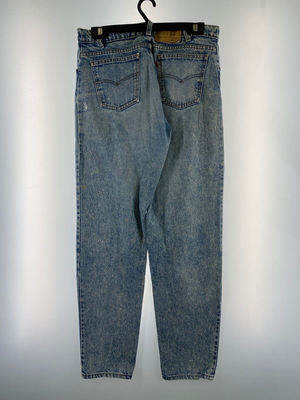 【中古品】【メンズ】 Levi's リーバイス USA製 585刻印 80S オレンジタブ スモールE ケミカルウォッシュ テーパード デニムパンツ  40550-0209 ボトムス 157-240711-jt-13-min サイズ：W34 L34 カラー：ライトインディゴ 万代Net店