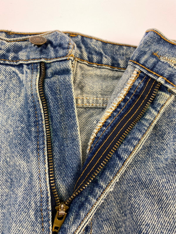 【中古品】【メンズ】 Levi's リーバイス USA製 585刻印 80S オレンジタブ スモールE ケミカルウォッシュ テーパード デニムパンツ  40550-0209 ボトムス 157-240711-jt-13-min サイズ：W34 L34 カラー：ライトインディゴ 万代Net店