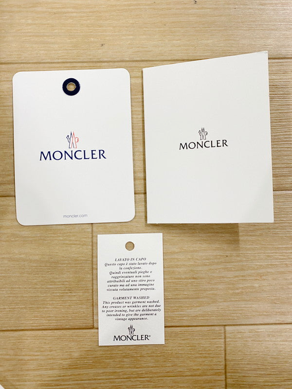 【中古美品】【メンズ】 MONCLER モンクレール 24SS L/S T-SHIRT J109118D00011 ロングスリーブTシャツ 長袖Tシャツ トップス 141-240712-yn-07-min サイズ：S カラー：ホワイト 万代Net店