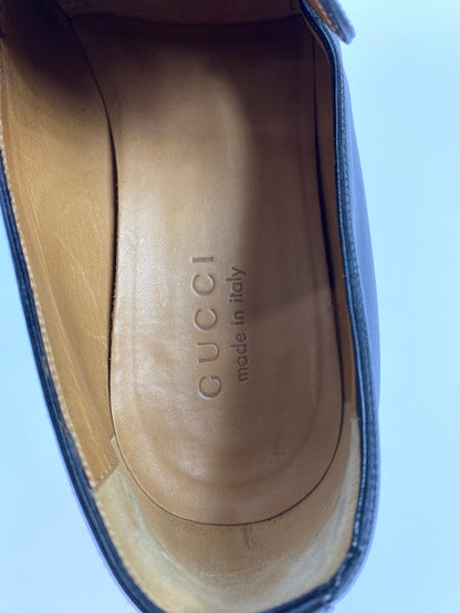 【中古品】【メンズ】 GUCCI グッチ 204396 ホースビット レザーシューズ 靴 シューズ ローファー 183-240713-AS-4-min サイズ：40.5(25.5cm） カラー：ブラック 万代Net店