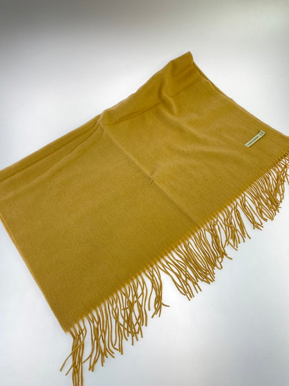 【中古品】【レディース】 LANJIAREN カシミア フリンジマフラー 187-240711-jt-21-min カラー：ベージュ系 万代Net店