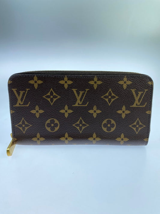 【中古品】【メンズ/レディース】 LOUIS VUITTON ルイ・ヴィトン LONG WALLET M41895 モノグラム ジッピーウォレット フューシャ 長財布 179-240809-yn-05-min カラー：ブラウン 万代Net店