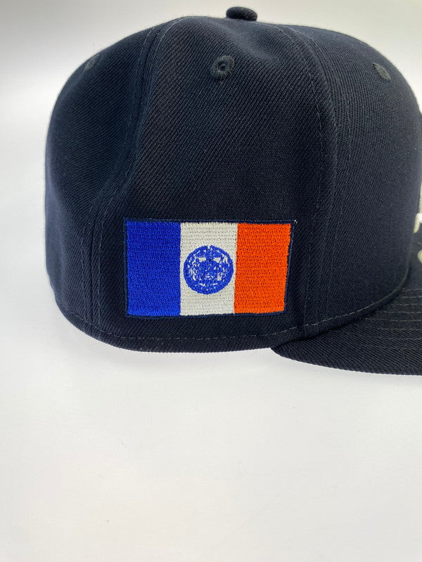 【中古美品】【メンズ】  NEW ERA × LFYT 59FIFTY NY STATE CAP ニューエラ ラファイエット キャップ 帽子 185-240716-yn-22-min サイズ：58.7cm カラー：ネイビー 万代Net店