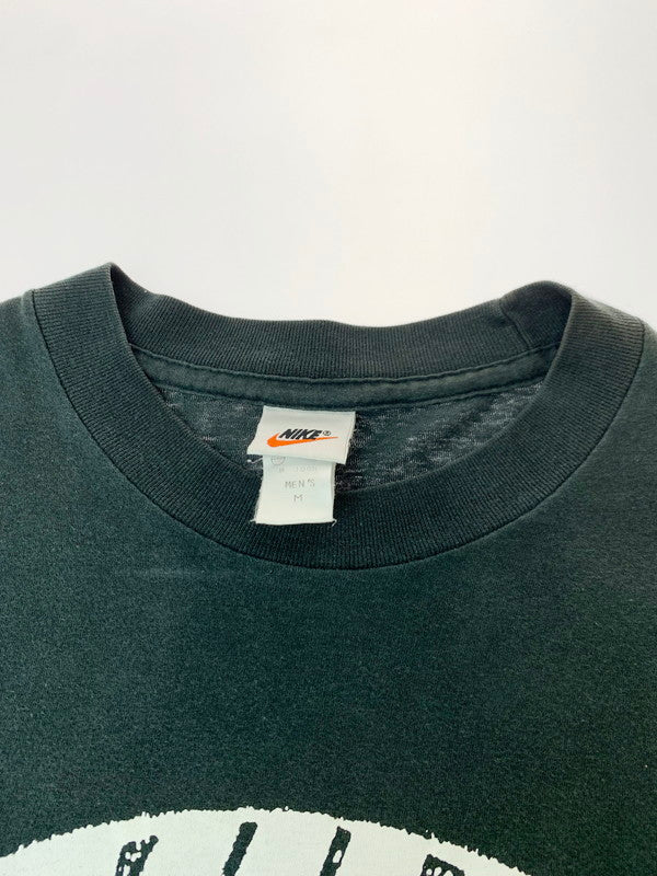 【中古品】【メンズ】 NIKE ナイキ 銀タグ 90S FRONT NIKE LOGO PRINTED T-SHIRT 90年代 フロントロゴプリントTシャツ トップス 146-240716-jt-01-min サイズ：M カラー：ブラック 万代Net店