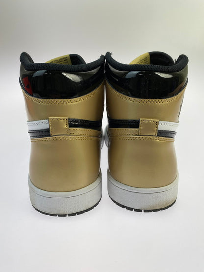 【中古品】【メンズ】 NIKE ナイキ 861428-007 AIR JORDAN 1 RETRO HIGH OG NRG GOLD TOE エアジョーダン 1 レトロ ハイ スニーカー シューズ 靴 160-240718-me-7-min サイズ：28.0cm カラー：BLACK-METALLIC GOLD 万代Net店