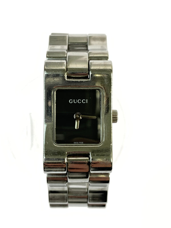 【中古品】【レディース】 GUCCI グッチ QUARTZ WATCH 2305L アナログ ステンレス 黒文字盤 クオーツ腕時計 198-260806-yn-23-min カラー：シルバー 万代Net店
