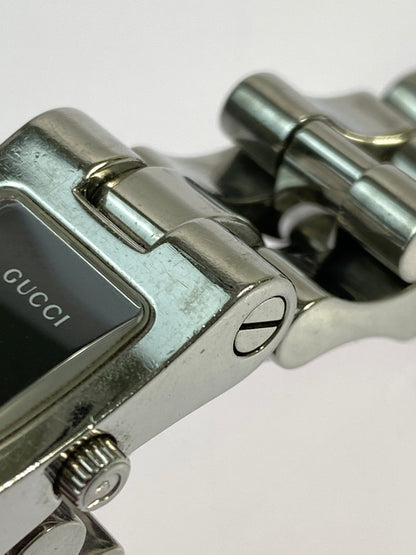 【中古品】【レディース】 GUCCI グッチ QUARTZ WATCH 2305L アナログ ステンレス 黒文字盤 クオーツ腕時計 198-260806-yn-23-min カラー：シルバー 万代Net店