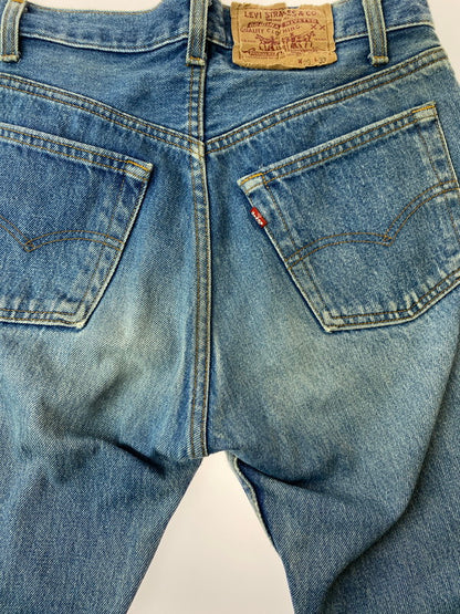 【現状渡し品】【メンズ】 Levi's リーバイス 501-0000 刻印515 USA製 87年10月製造 80S 501 DENIM PANTS デニムパンツ ボトムス 157-240719-ks-34-min サイズ：29×33 カラー：インディゴ 万代Net店