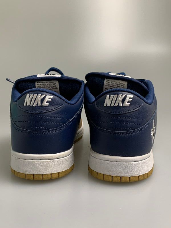 【中古品】【メンズ】 NIKE SB×SUPREME ナイキエスビー シュプリーム DUNK LOW OG QSMETALLIC GOLD NAVY メタリックゴールド ネイビー CK3480-700 メンズ スニーカー 靴 シューズ 160-260709-hu-11-min サイズ：28ｃｍ US10 カラー：METALLIC GOLD 万代Net店