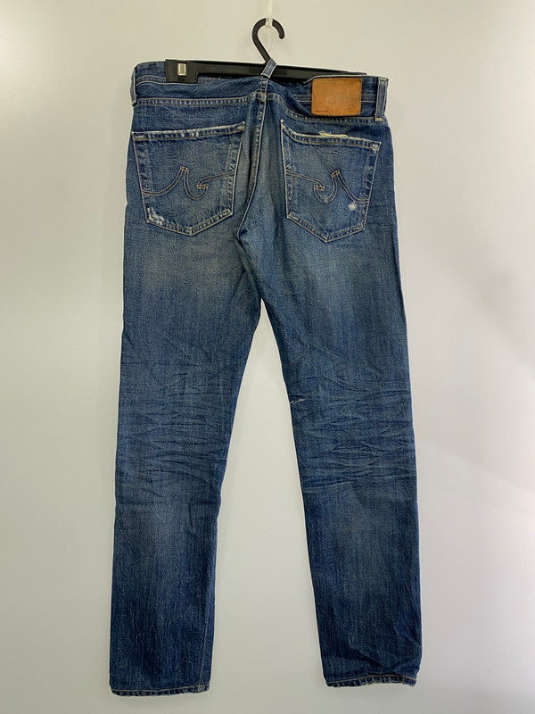 【中古品】【メンズ】 Ron Herman ロンハーマン AG64  THE MATCHBOX DAMAGED DENIM デニムパンツ ボトムス 152-240719-ks-20-min サイズ：W33 カラー：インディゴ 万代Net店