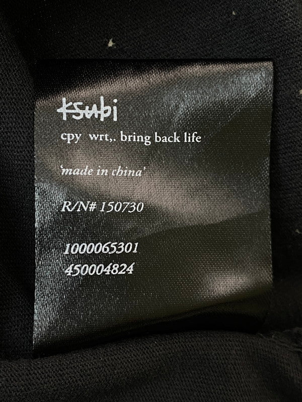 【中古美品】【メンズ】 KSUBI スビ DANGEROUS POULENCE PRINTED S S TEE クルーネック ショートスリーブ 142-250720-AS-19-min サイズ：M カラー：ブラック 万代Net店