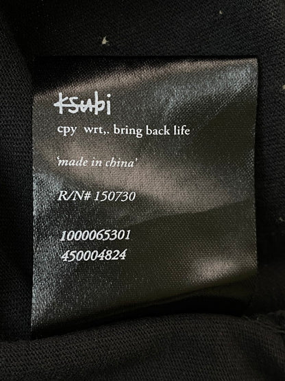 【中古美品】【メンズ】 KSUBI スビ DANGEROUS POULENCE PRINTED S S TEE クルーネック ショートスリーブ 142-250720-AS-19-min サイズ：M カラー：ブラック 万代Net店