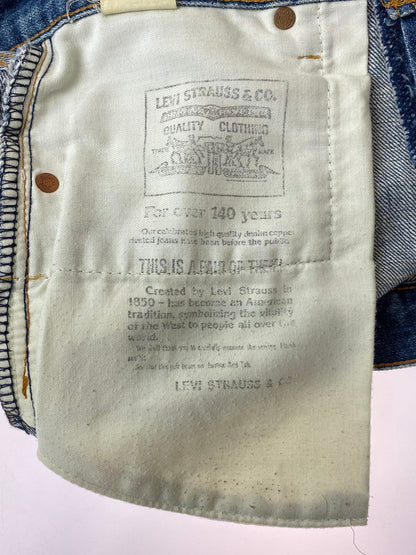 【中古品】【メンズ】 Levi's リーバイス 刻印J22 日本製 BIG E 赤耳 復刻 140周年記念 502XX DENIM PANTS デニムパンツ ボトムス 157-240719-ks-27-min サイズ：30×34 カラー：インディゴ 万代Net店