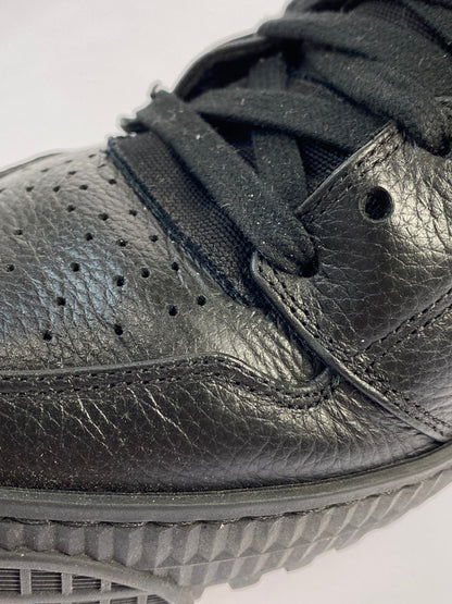 【中古品】【メンズ】 OFF-WHITE オフホワイト OFF COURT 3.0 OMIA065E18A420011000 オフコート ハイカットスニーカー 靴 162-240722-hi-03-min サイズ：42 カラー：ブラック 万代Net店