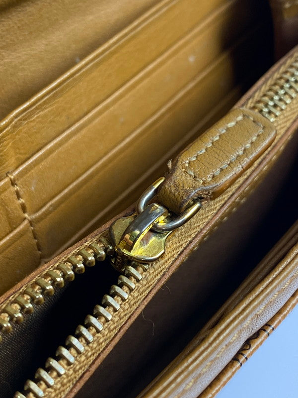 【中古品】【メンズ】 MCM エム・シー・エム MYL 8SVI99 CO001 ヴィセトス 二つ折り長財布 181-240720-AS-5-min カラー：コニャック 万代Net店