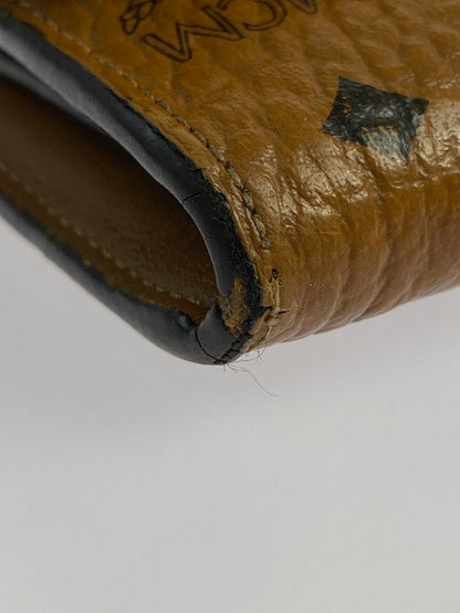 【中古品】【メンズ】 MCM エム・シー・エム MYL 8SVI99 CO001 ヴィセトス 二つ折り長財布 181-240720-AS-5-min カラー：コニャック 万代Net店