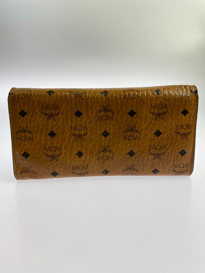 【中古品】【メンズ】 MCM エム・シー・エム MYL 8SVI99 CO001 ヴィセトス 二つ折り長財布 181-240720-AS-5-min カラー：コニャック 万代Net店