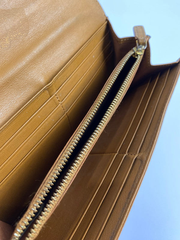 【中古品】【メンズ】 MCM エム・シー・エム MYL 8SVI99 CO001 ヴィセトス 二つ折り長財布 181-240720-AS-5-min カラー：コニャック 万代Net店