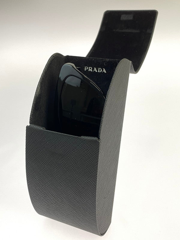 【中古品】【メンズ】 PRADA プラダ SPR01V キャットアイサングラス  183-240727-me-22-min サイズ：56□20 カラー：ブラック 万代Net店