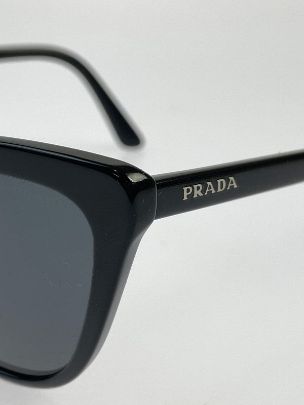 【中古品】【メンズ】 PRADA プラダ SPR01V キャットアイサングラス  183-240727-me-22-min サイズ：56□20 カラー：ブラック 万代Net店