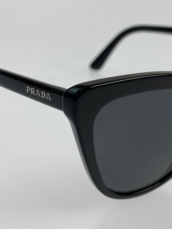 【中古品】【メンズ】 PRADA プラダ SPR01V キャットアイサングラス  183-240727-me-22-min サイズ：56□20 カラー：ブラック 万代Net店