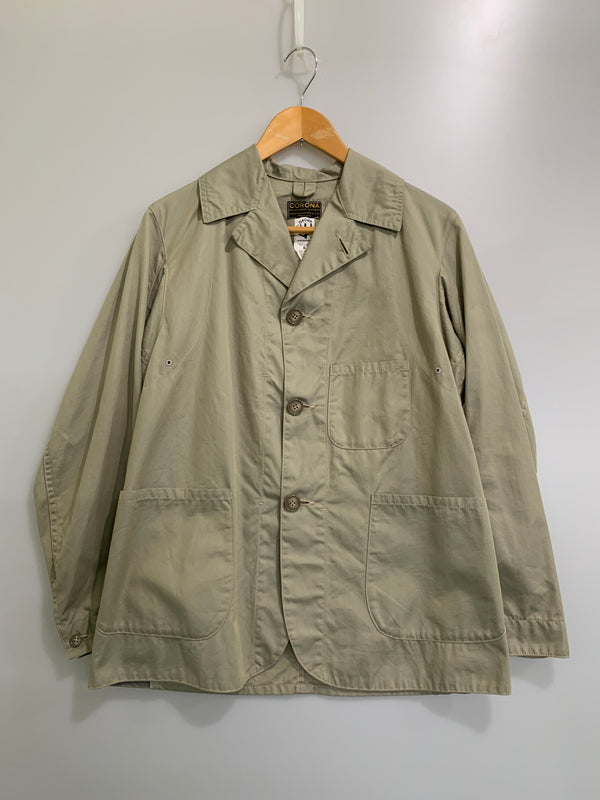 【中古品】【メンズ】 CORONA コロナ COTTON JACKET コットンジャケット メンズ アウター 145-260704-hu-03-min サイズ：S カラー：カーキ系 万代Net店