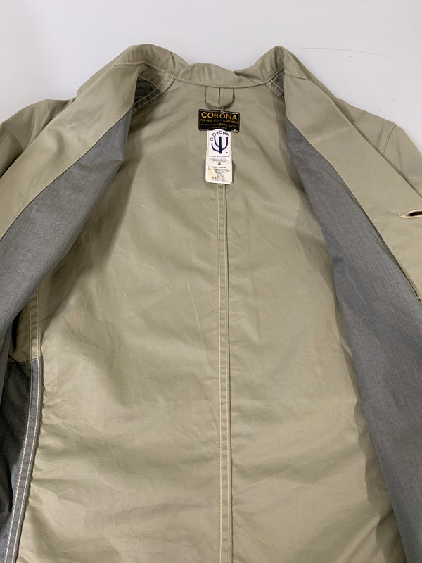【中古品】【メンズ】 CORONA コロナ COTTON JACKET コットンジャケット メンズ アウター 145-260704-hu-03-min サイズ：S カラー：カーキ系 万代Net店