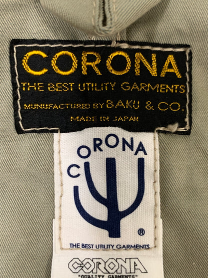 【中古品】【メンズ】 CORONA コロナ COTTON JACKET コットンジャケット メンズ アウター 145-260704-hu-03-min サイズ：S カラー：カーキ系 万代Net店