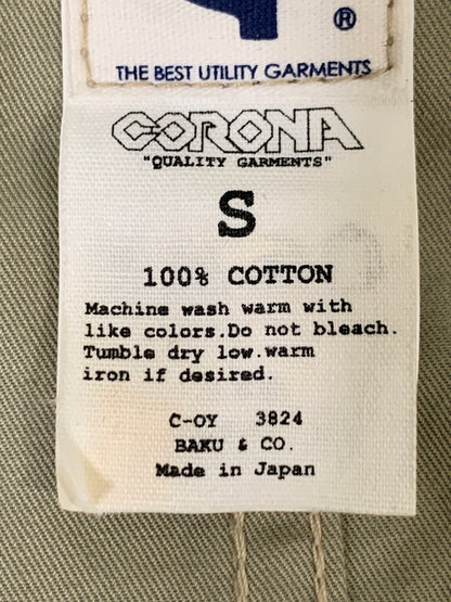 【中古品】【メンズ】 CORONA コロナ COTTON JACKET コットンジャケット メンズ アウター 145-260704-hu-03-min サイズ：S カラー：カーキ系 万代Net店