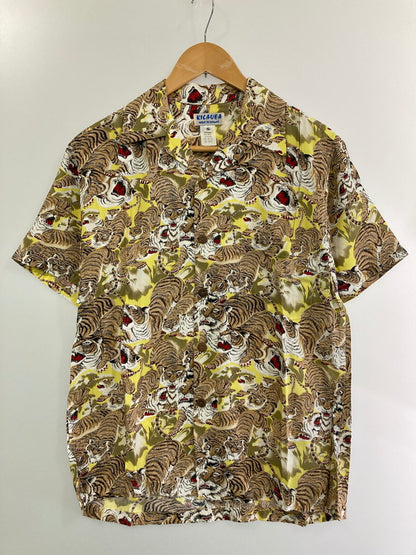 【中古品】【メンズ】  KILAUEA キラウェア 80's RAYON HAWAIIAN SHIRT レーヨン ハワイアンシャツ ハワイ製 百虎 半袖シャツ  146-240725-hi-7-min サイズ：S カラー：マルチカラー 万代Net店