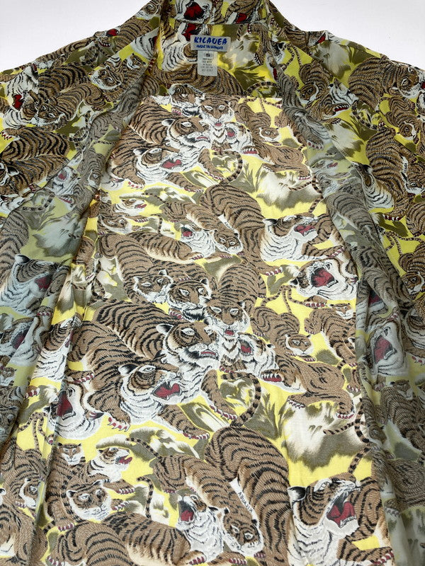 【中古品】【メンズ】  KILAUEA キラウェア 80's RAYON HAWAIIAN SHIRT レーヨン ハワイアンシャツ ハワイ製 百虎 半袖シャツ  146-240725-hi-7-min サイズ：S カラー：マルチカラー 万代Net店