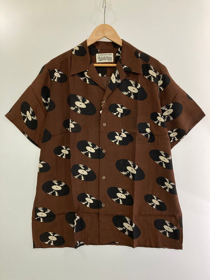 【中古美品】【メンズ】 WACKO MARIA ワコマリア HAWAIIAN SHIRT S/S(TYPE 5) 19SS-WMS-HI10 ハワイアンシャツ ショートスリーブ 半袖シャツ 開襟シャツ 142-240725-hi-3-min サイズ：L カラー：ブラウン 万代Net店