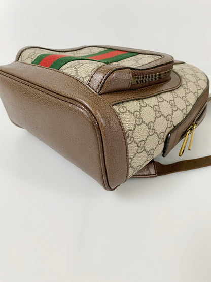 【中古品】【レディース】 GUCCI グッチ OPHIDIA GG BACKPACK 547965 オフィディア GGスプリーム バックパック リュック カバン 180-240803-yn-20-min カラー：ブラウン系 万代Net店