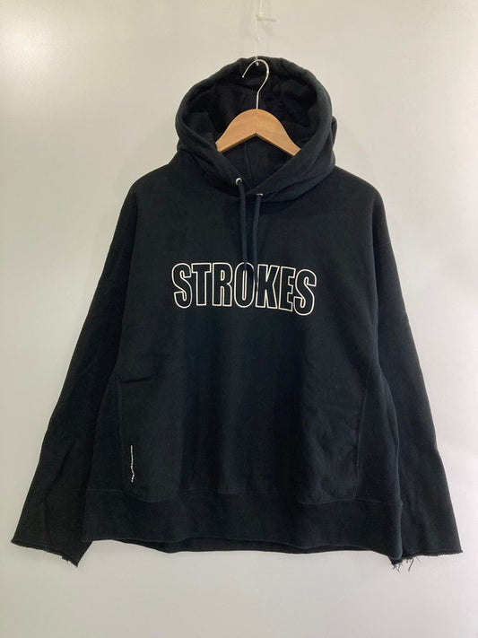 【中古品】【メンズ】 DELUXE デラックス STROKES HOODIE パーカー トップス 142-240726-ks-25-min サイズ：L カラー：ブラック 万代Net店