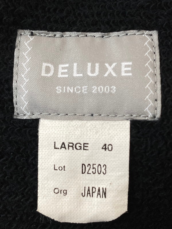 【中古品】【メンズ】 DELUXE デラックス STROKES HOODIE パーカー トップス 142-240726-ks-25-min サイズ：L カラー：ブラック 万代Net店