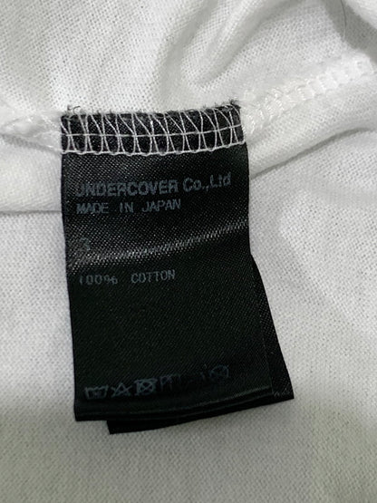 【中古品】【メンズ】 UNDERCOVER アンダーカバー MOON UC RECORDS TEE ショートスリーブTシャツ 半袖Tシャツ トップス 140-240730-yn-02-min サイズ：3 カラー：ホワイト 万代Net店