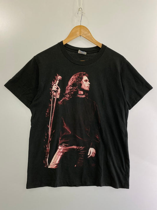 【中古品】【メンズ】  JHANES JIM MORRISON USA製 c1994 ”LIGHT FIRE”PRINT TEE Tシャツ 半袖 146-240811-AS-24-min カラー：ブラック 万代Net店