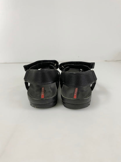 【中古】【メンズ】 PRADA プラダ SPORTS SANDAL 4X2984 スポーツサンダル 靴  183-240806-yn-03-min サイズ：7 カラー：ブラック 万代Net店