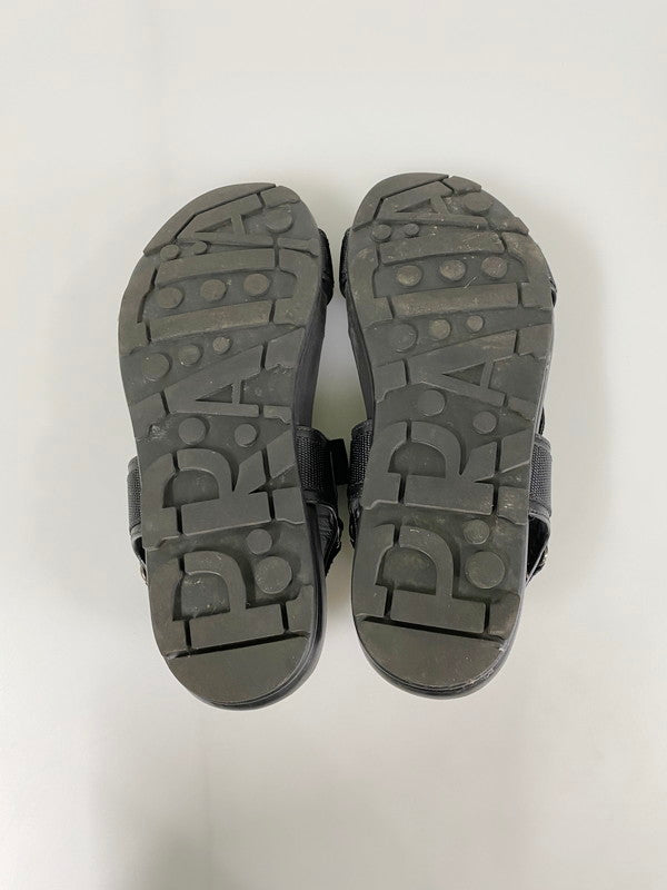 【中古品】【メンズ】 PRADA プラダ SPORTS SANDAL 4X2984 スポーツサンダル 靴  183-240806-yn-03-min サイズ：7 カラー：ブラック 万代Net店