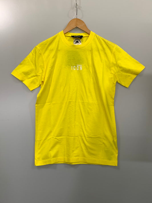 【中古美品】【メンズ】 DSQUARED2 ディースクエアード MINI ICON T‐SHIRT S79GC0010 ショートスリーブTシャツ 半袖Tシャツ トップス 141-240730-yn-07-min サイズ：S カラー：イエロー 万代Net店