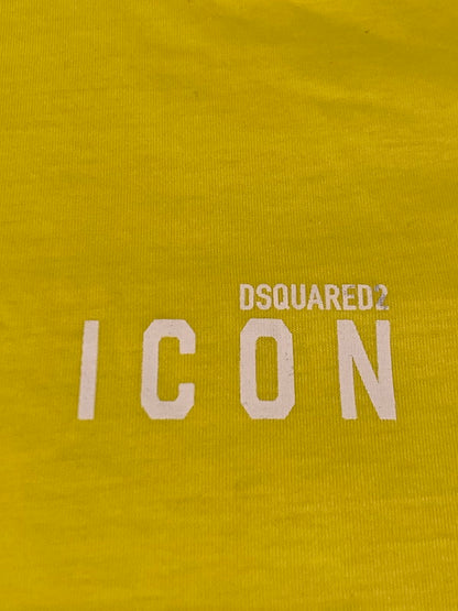 【中古美品】【メンズ】 DSQUARED2 ディースクエアード MINI ICON T‐SHIRT S79GC0010 ショートスリーブTシャツ 半袖Tシャツ トップス 141-240730-yn-07-min サイズ：S カラー：イエロー 万代Net店