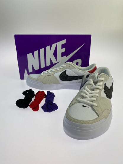 【中古美品】【レディース】 NIKE SB ナイキエスビー ZOOM POGO PLUS HF4085-100 ズーム ポゴ プラス スニーカー 靴 166-240802-yn-07-min サイズ：25.0cm US8 カラー：SAIL/BLACK-WHITE-GYM RED 万代Net店