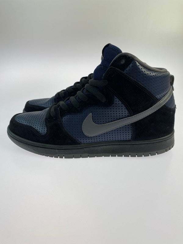 【中古品】【メンズ】 NIKE SB ナイキエスビー 881758-001 DUNK HIGH TRD QS 靴 シューズ スニーカー SNEAKERS 160-240731-ks-41-min サイズ：27.5cm カラー：BLACK/LT GRAPHITE‐OBSIDIAN 万代Net店