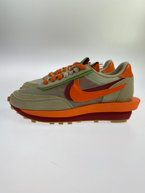 【メンズ】 NIKE ナイキ ×CLOT ×SACAI ×クロット×サカイ  LD WAFFLE  ORANGE BLAZE DH1347-100 LDワッフル オレンジブレイズ スニーカー 靴 160-240801-jt-11-min サイズ：US 7.5 25.5cm カラー：NET/ORANGE BLAZE-DEEP RED 万代Net店