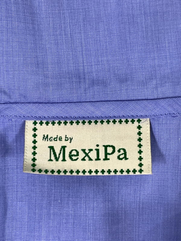 【中古品】【メンズ】  MEXIPA YANDYED MEXICAN PARKA 21-011-MP-8020-1 メキパ メキシカン パーカー トップス 140-240806-jt-02-min サイズ：M カラー：SAX ブルー 万代Net店