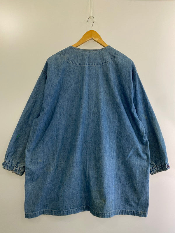 【中古品】【メンズ】 ISSEY MIYAKE イッセイミヤケ MIYAKE DESIGN STUDIO 日本製 80S DENIM OVER COAT ミヤケ デザイン スタジオ 80年 デニム オーバー コート ライト アウター カバーオール 140-240801-jt-18-min サイズ：サイズ不明 カラー：ライトインディゴ 万代Net店