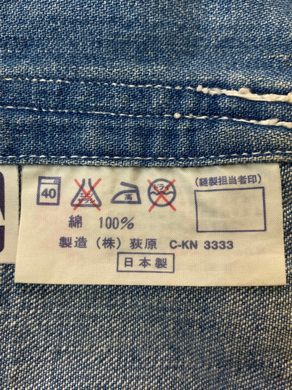 【中古品】【メンズ】 ISSEY MIYAKE イッセイミヤケ MIYAKE DESIGN STUDIO 日本製 80S DENIM OVER COAT ミヤケ デザイン スタジオ 80年 デニム オーバー コート ライト アウター カバーオール 140-240801-jt-18-min サイズ：サイズ不明 カラー：ライトインディゴ 万代Net店
