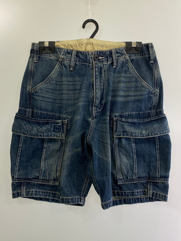 【中古品】【メンズ】  LIBERAIDERS 6POCKET DENIM SHORTS  718022201 リベレイダース 6ポケット デニムショーツ ボトムス 153-240802-jt-12-min サイズ：M カラー：インディゴ 万代Net店